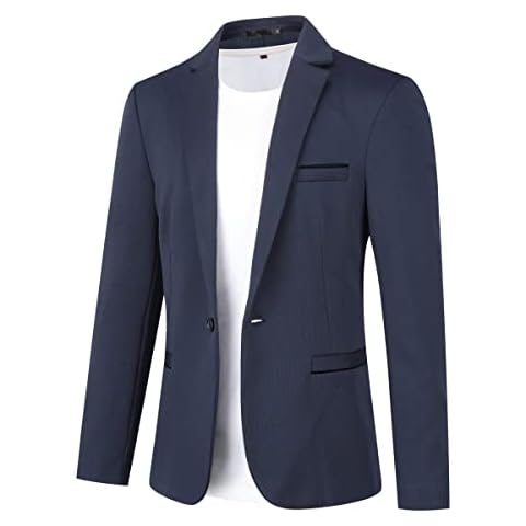 Blazer Homme Allthemen Bleu Foncé Cover