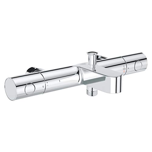 Mitigeur thermostatique Grohe Grohtherm 800 Cosmopolitan pour sécuriser le bain des enfants