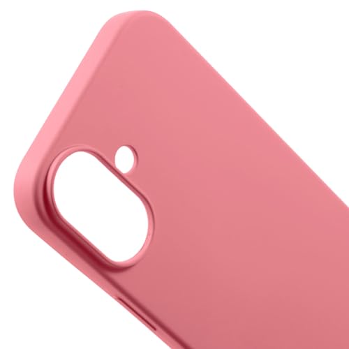 Image of ArmourPro Silicone Back Case for iPhone 16 Soft-Touch Case | Dark Pink