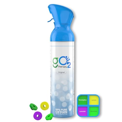 gO2Therapy Up to 450 Inhalations, 12L | Portable Oxygen