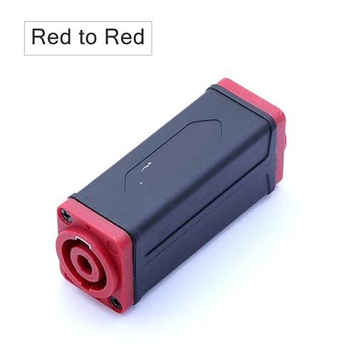 Ampliacion de cables cortos con el conector de altavoz hembra a hembra de 4 pines rojo 7
