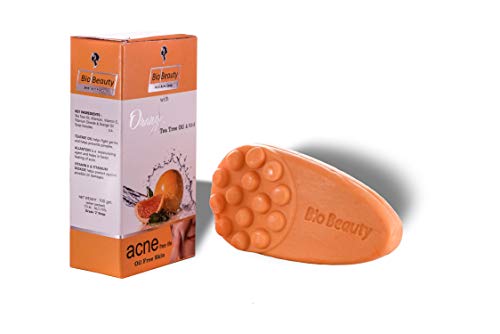 Bio Beauty Orange Tea Tree Oil&Vit-E Anti Acne Soap Acne Free Life Oil Free Skin