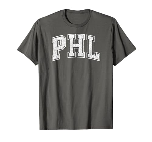 PHL Philadelphia PA Athletic Design con detalles Camiseta