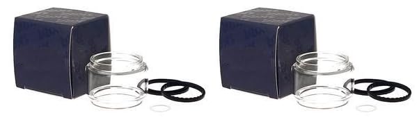 (2-Pack) Replacement Bubble Glass & Seals Sets Compatible with Vaporesso SKRR Tank/NRG-S Tank