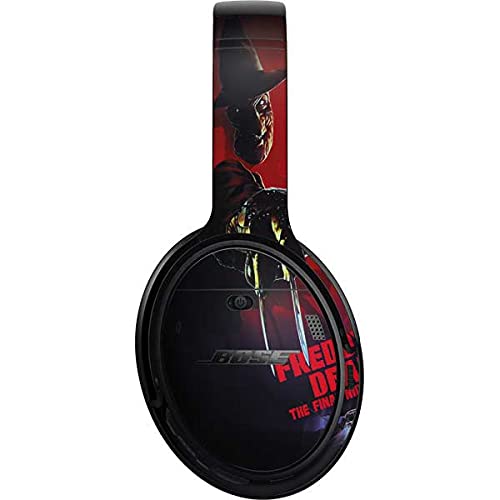 Skinit Decal Audio Skin Compatible with Bose QuietComfort 35 Headphones - Officially Licensed Warner Bros Freddy Krueger Design