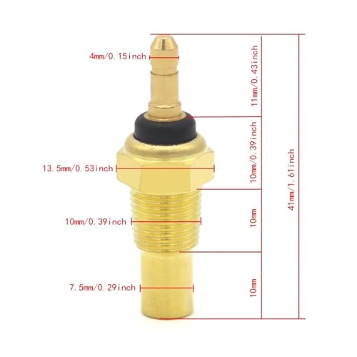 Sensor de temperatura de agua recambio térmico para CBR600F CH250 2