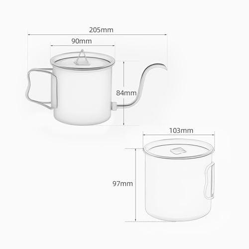 Ensemble emboîtable de 5 pièces de thé pour optimiser votre sac à dos