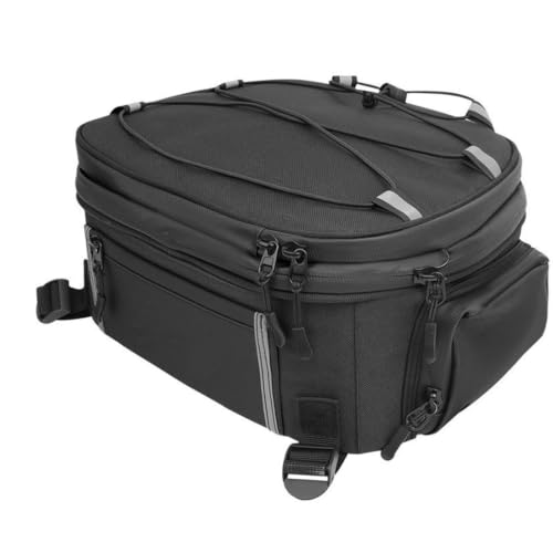 Sacoche arrière de selle moto noire étanche pour voyage R1200GS R1300GS