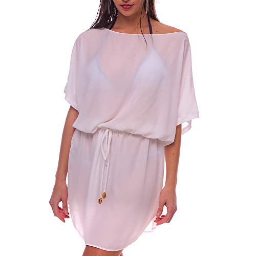 Saída Curta Blusê Branca - Brazil Del Mar