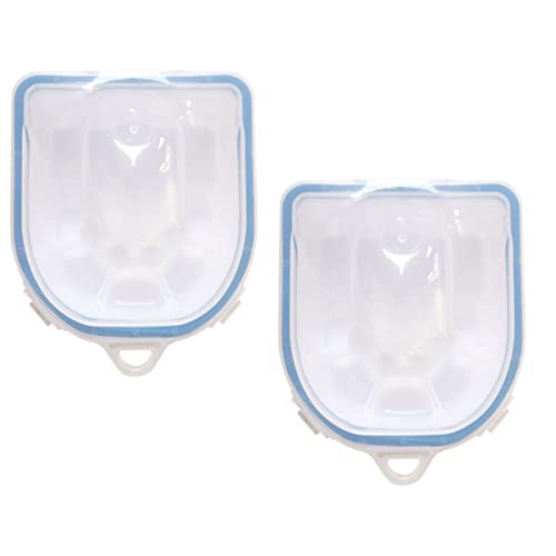 IWOWHERO Practical Manicure Tools 2pcs Nail Art Soaking Bowl Nail Removal Bowl for Gel Polish