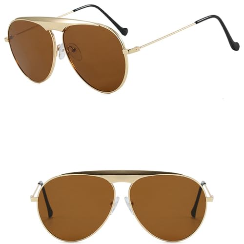 Lunettes de soleil UV400 Protect en métal dégradé pour le sport de plein air - 4