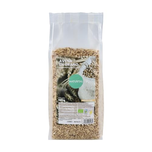 Avena en grano Bio 500 g Naturitas Essentials | Vegano | Agricultura ecológica