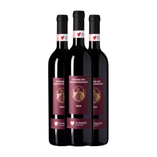 Henri Badoux Dôle du Valais: Vino Tinto Reserva – Caja de 3 Botellas 75cl Henri Badoux Dôle du Valais: Vino Tinto Reserva – Caja de 3 Botellas 75cl
