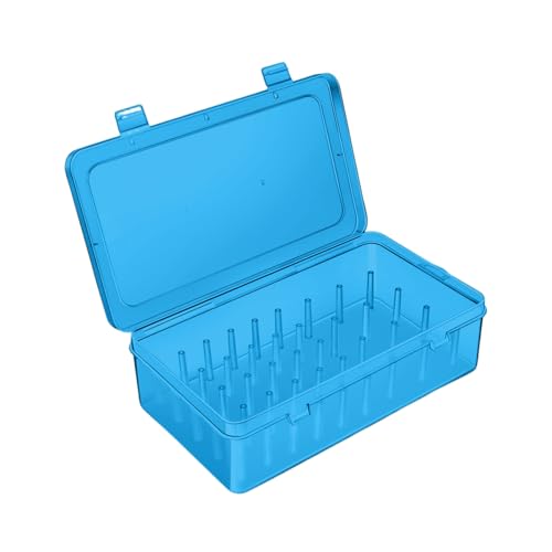 Piping Tips Storage Box with Fixed Pins, 42 Pegs Piping