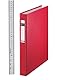 Leitz 42120025 Ringbuch Standard, A4, PP, 4 Ringe, 25 mm, rot