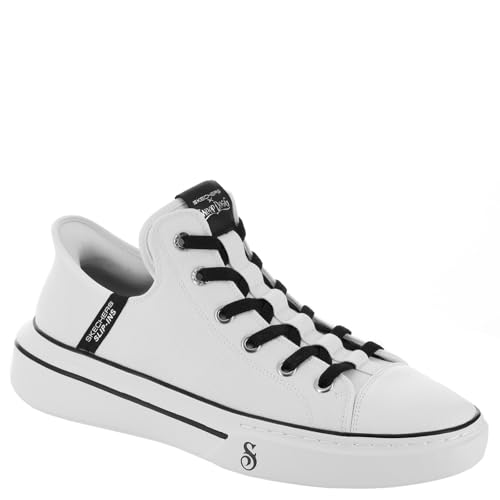 Image of Skechers x Snoop Dogg Snoop One-Boss Life Men's Slip On, 11.5 D(M) US, White