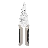 Ruwshuuk 18-in-1 Multifunktionale Faltungszange, faltbare Drahtstripper,18-in-1 Multifunktional Draht Crimping Tool | Automatische elektrische Kabel-Stripperinnen mit nicht rutschem Griff,