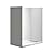 WOODBRIDGE 60 in. L x 32 in. W x 75 in. H Alcove Solid Surface Shower Combo Kits with Glue Up Shower Walls in High Gloss White and Single Threshold Shower Base with Right Drain in White