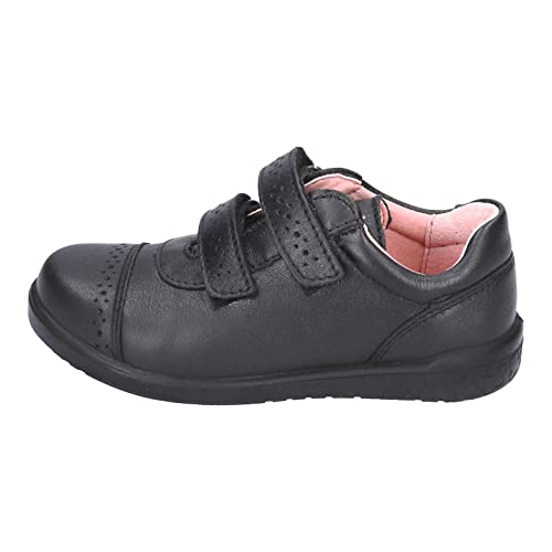 RICOSTA Grace Black Dubai Leather Hook-and-Loop Shoes2