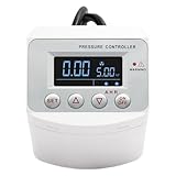 ZTTQSYJZ 110V/220V G1/4 0-50 Bar Digital Pressure Switch for Liquid Water Pump Air Cpmpressor Controller with LCD Display(-100-0kPa (220V))