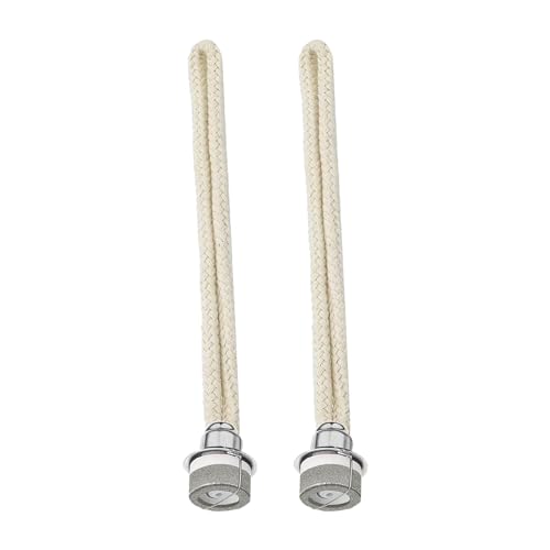 Faderr 2 piezas de lámparas catalíticas quemador mecha lámpara lámpara de aceite mecha de reemplazo control de aire catalítico lámpara quemador mecha para aire interior mejorar aromaterapia (plata)