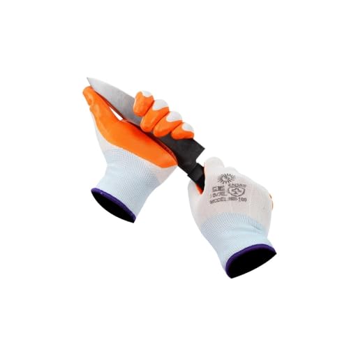 Image of Multipurpose Nylon Anti Cut PU Nitrile Coating Work Safety Gloves (Tig-orgPair20)