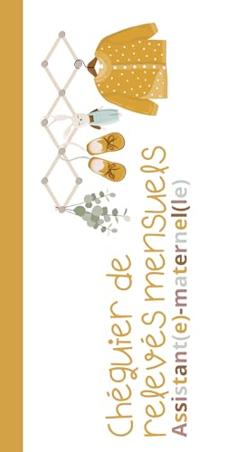 Chéquier de relevés mensuels Assistante-maternelle: Carnet de 48 coupons de relevés d'heures en vu de la déclaration Pajemploi