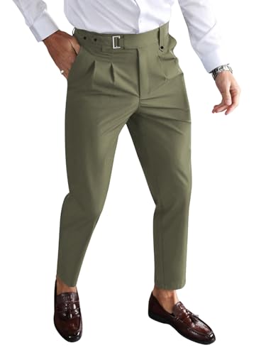 TAGDO® Men's Solid Colour Pant with Pocket || Casual Trosuer || F...