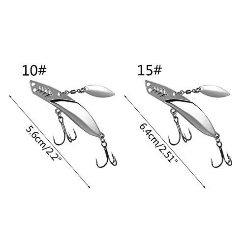 Fenohrefe 10G 15G Fishing Hard Baits Minnow With Double Hook Swimbait Fishing Baits Crankbait Sinkings For Trout Vib Baits & Minnow Simulation Fishing Baits #TOP3