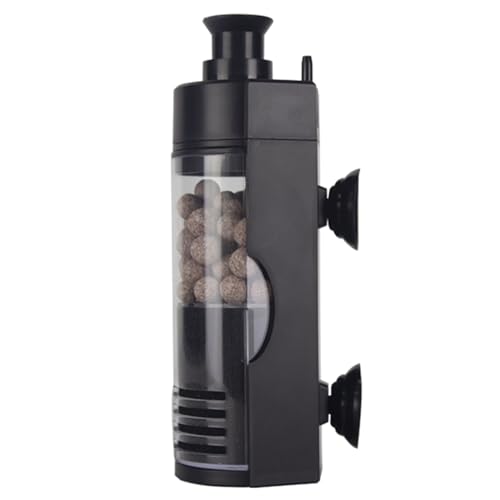 GRABAGECAN Fish Waterfall Filter Aquarium Internal Water Purifying Wall Mounted Small Circulate Filter Quiet for Home