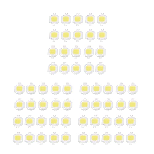 Kufughty 60pzs 10W LED puro Alta potencia 1100LM LED lampara SMD bombilla luz de chip DC 9-12V