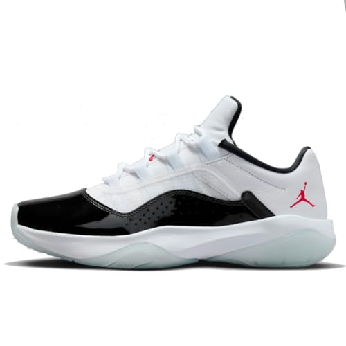 NIKE Air Jordan 11 CMFT Low Women's Shoes (DV2629-106,White/University RED-Black-Blue Tint) Size 8