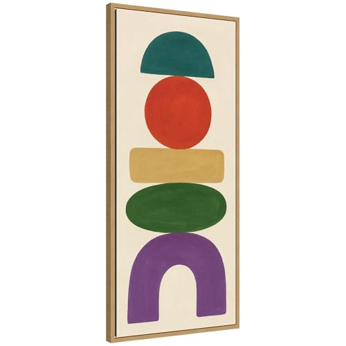 Kate and Laurel Framed Canvas Wall Art Print Toys Panel