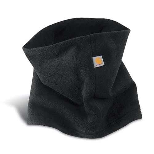 Carhartt Men's A204 Fleece Neck Gaiter - Black One Size Fits All