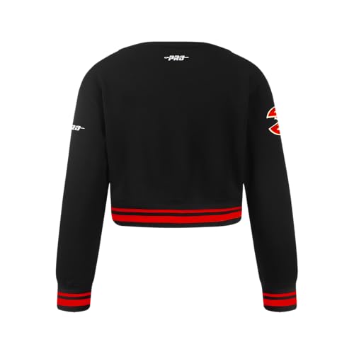 Image of Pro Standard Big Girls NBA Retro Classics Fleece Crewneck Sweatshirt
