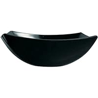 Arcoroc Delice Quadratische Teller - 6er Set Opalglas, Schwarz