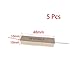 YXQ Cement Resistors 10W Horizontal 10 ohm 5% Ceramic Wirewound Resistors 5Pcs