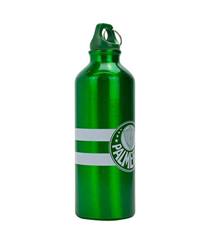 Garrafa Alumínio Com Prendedor 500ml - Palmeiras