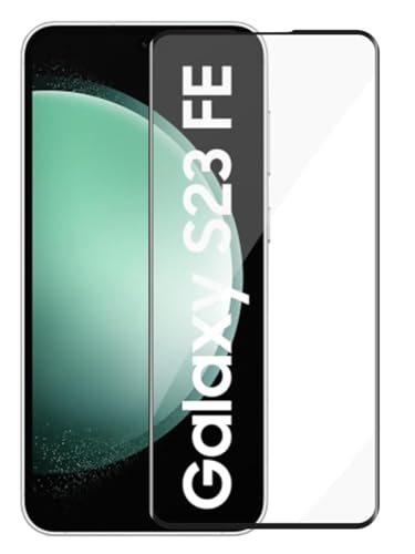 Image of JGD PRODUCTS Original Premium HD curved Edges Tempered Glass for Samsung Galaxy S23FE 5G (2023) with Edge to Edge Coverage and Easy Installation Kit
