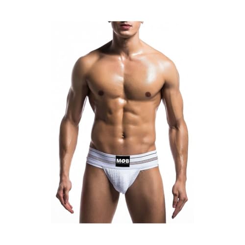 FETICHE CLĂSICO JOCKSTRAP ANCHO - BLANCO 677355419728