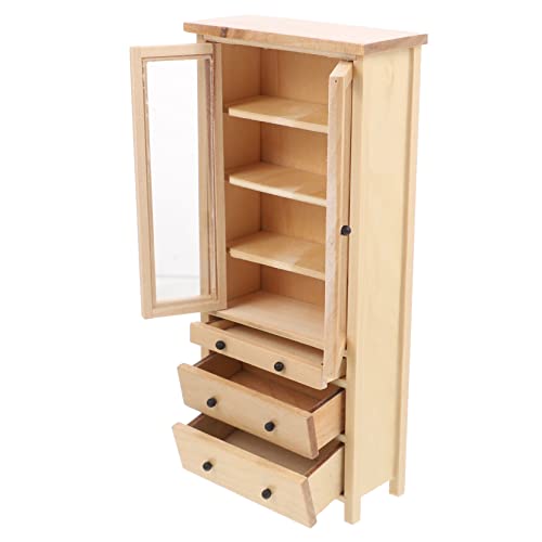 JOINPAYA Modelo De Casa De Muñecas Miniaturas De Casa De Muñecas Mini Gabinete Los Pretenden Jugar Juguetes Adorno De Gabinete En Miniatura Muebles De Mini Casa Madera