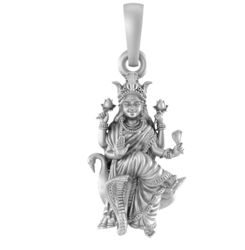Pendentif argent sterling antistress Maa Mansa Devi pour retrouver sérénité et vitalité