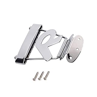 SUPVOX cordier de guitare chevalet en métal forme r 6 cordes semi-creuse guitare jazz guitare remplacement - Les Beatles, Paul McCartney, John Lennon, RIngo Starr, George Harrison SUPVOX cordier de guitare chevalet en métal forme r 6 cordes semi-creuse guitare jazz guitare remplacement – Image 2