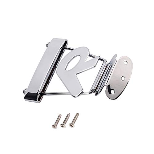 SUPVOX cordier de guitare chevalet en métal forme r 6 cordes semi-creuse guitare jazz guitare remplacement - Les Beatles, Paul McCartney, John Lennon, RIngo Starr, George Harrison SUPVOX cordier de guitare chevalet en métal forme r 6 cordes semi-creuse guitare jazz guitare remplacement – Image 3