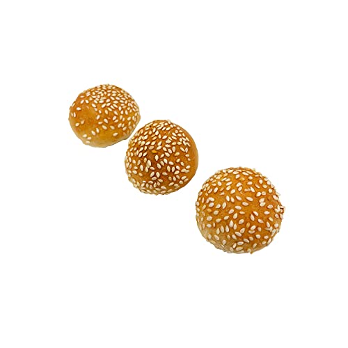 Mini Canape Sesame Burger Buns (3-4cm), Fresh from Frozen, x 50
