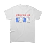 AZENTEE Unisex T-shirt Smirnoff Cool Seltzer Friends Red Tee White Cotton Berry Birthday Sleeve Gift Shirts, Small-5X-Large