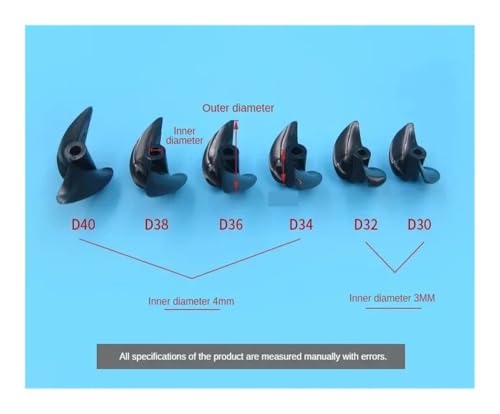 Hélice immergée à deux pales CNC reverse ultra précise pour bateau RC