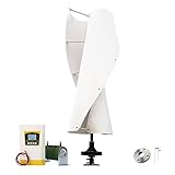 OLONETO 5kw 12v/24V/48v Wind Turbine Generator Kit with Hybrid MPPT Charge Controller Off Grid System Low Wind Speed Noiseless Maglev Generator (Color : White, Size : 48V)