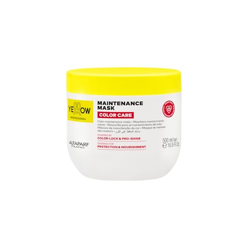 Alfaparf Milano Yellow Professional Color Care Maintenance Mask for Colored Hair – Powered by...