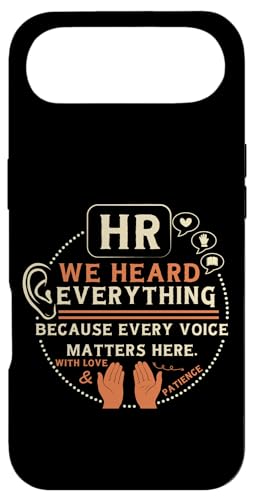 Funny HR We Heard Everything Human Resources Professional �X�}�z�P�[�X iPhone Air �p